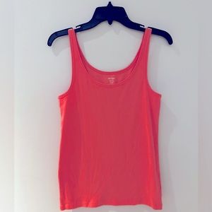 Lord & Taylor Peach Cotton Tank Top